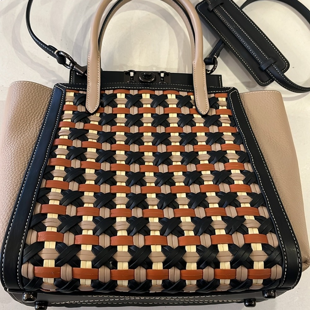 Coach Troupe Woven Tote